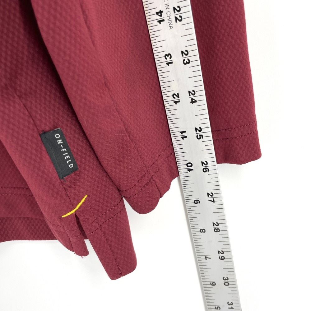 Nike Dri Fit Minnesota Golden Gophers Maroon Long Sleeve Pullover Mens XXL Shirt - Picture 6 of 10